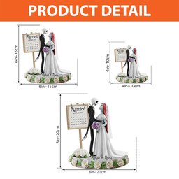 Happy Anniversary - Personalized Nightmare Custom Shaped Acrylic Plaque – view 6