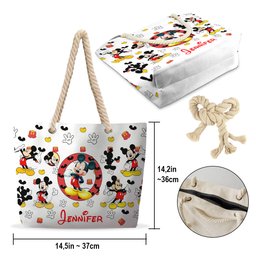 Magical Day - Personalized Mouse Beach Bag – view 6