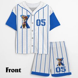 No Job Is Too Big, No Pup Is Too Small - Personalized Paw Patrol Kid Jersey Shirt & Shorts – view 5