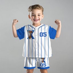 No Job Is Too Big, No Pup Is Too Small - Personalized Paw Patrol Kid Jersey Shirt & Shorts – view 2