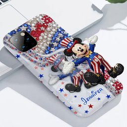 Red And White - Personalized Mouse Full Print Phone Case – view 5