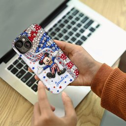 Red And White - Personalized Mouse Full Print Phone Case – view 6