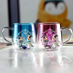 Happily Ever After - Personalized Mouse Gradient Glass Mug – view 8