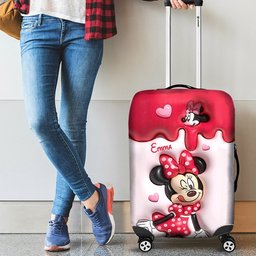 Adventure Together - Personalized Mouse Luggage Cover – view 3