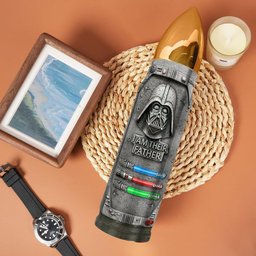 I Am Their Father - Personalized The Force Bullet Tumbler – view 2