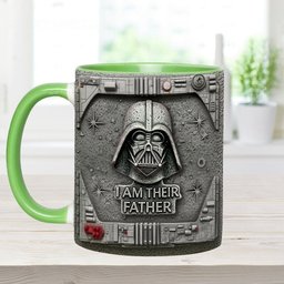 I Am Their Father - Personalized The Force Accent Mug – view 8