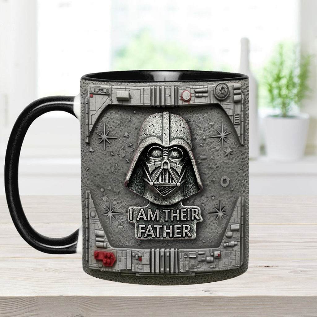 I Am Their Father - Personalized The Force Accent Mug – view 6