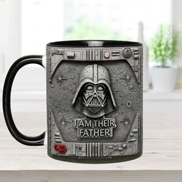 I Am Their Father - Personalized The Force Accent Mug – view 6