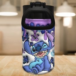 Cute Monster Custom Name - Personalized Ohana Kids Water Bottle – view 3
