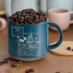 Happily Ever After - Personalized Mouse Engraved Pottery Mug – view 2