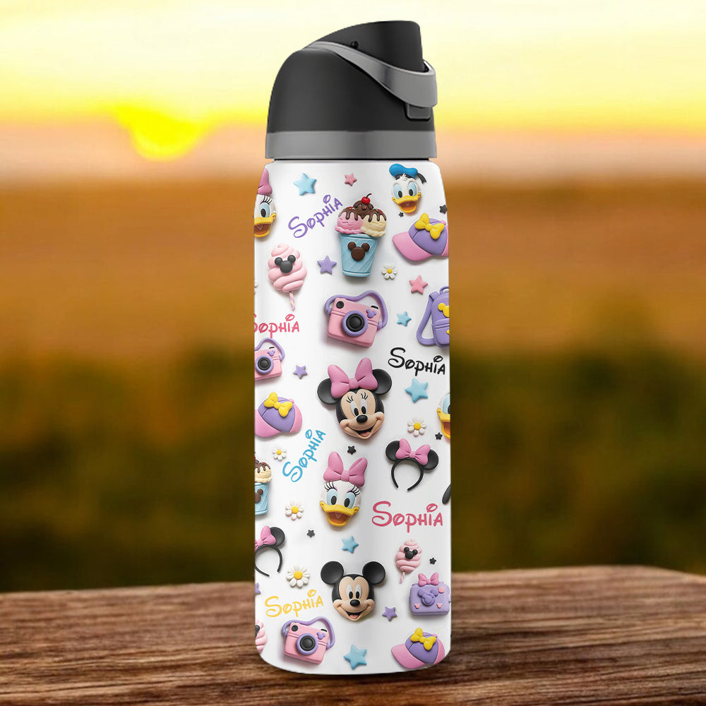 Magical World - Personalized Mouse 2-In-1 Spout Water Bottle – view 10