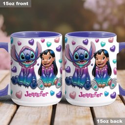 Ohana Means Family - Personalized Ohana Accent Mug – view 4