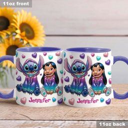 Ohana Means Family - Personalized Ohana Accent Mug – view 3