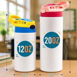 Custom Kids Insulated Water Bottle - Personalized Back To School Gifts For Kids - Ready To Learn – view 2