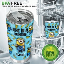 One In A Minion - Personalized Tumbler – view 5