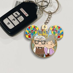 You Are My Greatest Adventure - Personalized Couple Keychain – view 4