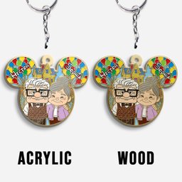 You Are My Greatest Adventure - Personalized Couple Keychain – view 8