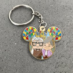 You Are My Greatest Adventure - Personalized Couple Keychain – view 7