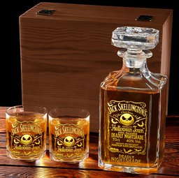 Deadly Nightshade - Personalized Nightmare Whiskey Decanter Set – view 3