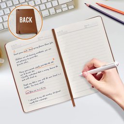Dream Magic Custom Name - Personalized Mouse Leather Journal – view 5
