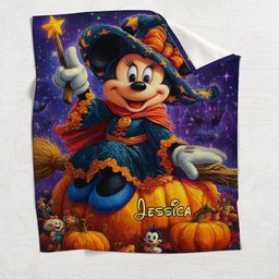 Spooky Night - Personalized Mouse Blanket – view 4