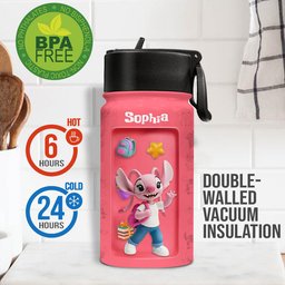 Ready To Crush School Perfect Gift For Kids - Personalized Ohana Kids Water Bottle – view 5
