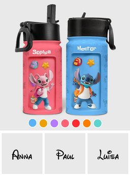 Ready To Crush School Perfect Gift For Kids - Personalized Ohana Kids Water Bottle – view 7