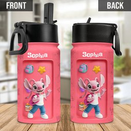 Ready To Crush School Perfect Gift For Kids - Personalized Ohana Kids Water Bottle – view 2