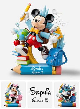 Magical Back To School Gift - Personalized Kid Custom Shaped Acrylic Plaque – view 7