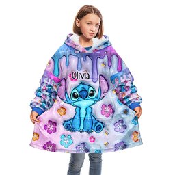 Ohana Means Family - Personalized Ohana Blanket Hoodie – view 3