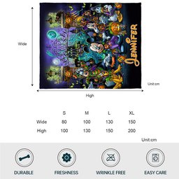 Happy Haunts Room For More - Personalized Mouse Blanket – view 5