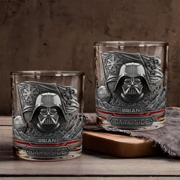 Join The Dark Side - Personalized The Force Whiskey Glass – view 2