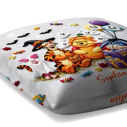 Boo Spooky - Personalized Mouse Throw Pillow – view 5