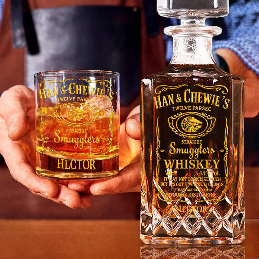 Twelve Parsec - Personalized The Force Whiskey Decanter Set – view 5