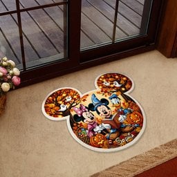Til The Season - Personalized Mouse Shaped Doormat/ Rug – view 2