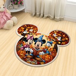 Til The Season - Personalized Mouse Shaped Doormat/ Rug – view 7