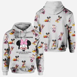 Mouse Ear Grandma - Personalized Mouse All Over Shirt – view 2