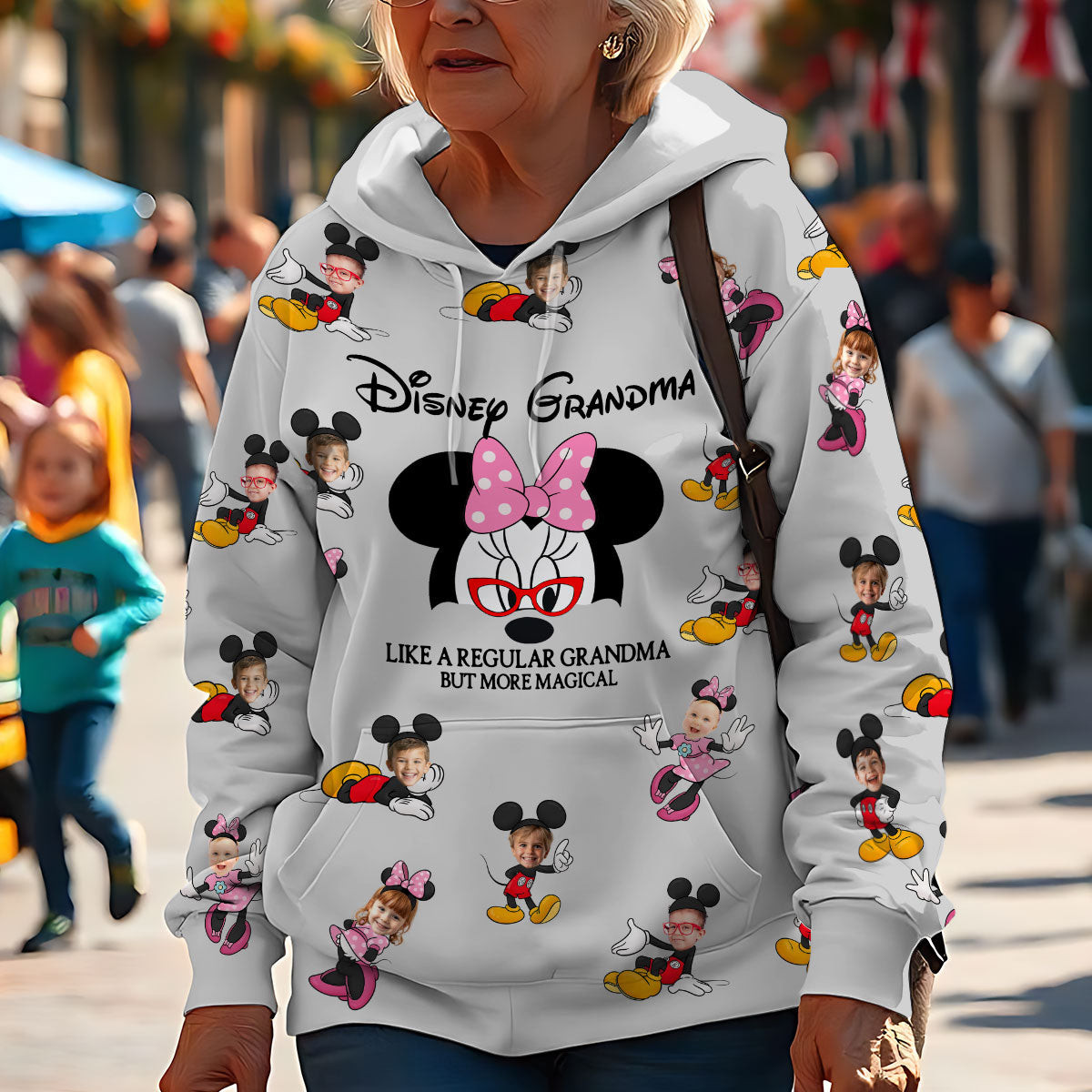 Mouse Ear Grandma - Personalized Mouse All Over Shirt