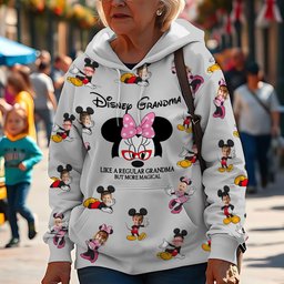 Mouse Ear Grandma - Personalized Mouse All Over Shirt