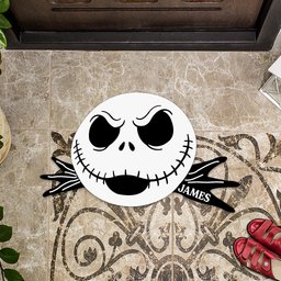 Happy Jack - Personalized Nightmare Shaped Doormat/ Rug – view 3