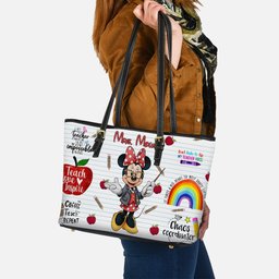 Teach Love Inspire - Personalized Teacher Leather Bag – view 3