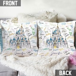 Magical Moments - Personalized Mouse Throw Pillow – view 4