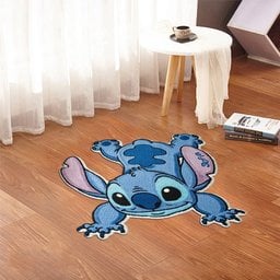 Cute Monster - Personalized Ohana Shaped Doormat/ Rug – view 6
