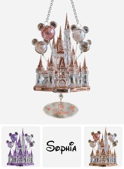 Magical Castle - Personalized Mouse Window Hanging Suncatcher Ornament – view 7