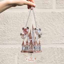 Magical Castle - Personalized Mouse Window Hanging Suncatcher Ornament – view 3