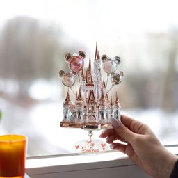 Magical Castle - Personalized Mouse Window Hanging Suncatcher Ornament – view 4