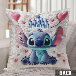 Magical Xmas - Personalized Mouse Throw Pillow – view 3