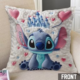 Magical Xmas - Personalized Mouse Throw Pillow – view 2