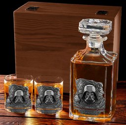 Join The Dark Side - Personalized The Force Whiskey Decanter Set – view 3