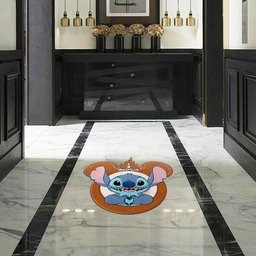 Magical Moments - Personalized Ohana Shaped Doormat/ Rug – view 8